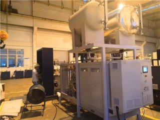 導熱油電加熱器安裝，「歐能」導熱油爐廠家現(xiàn)場指導